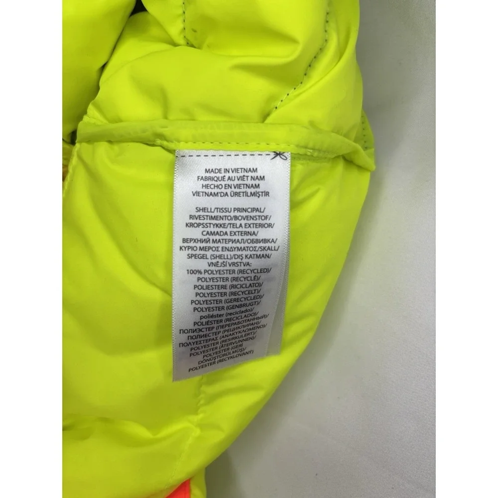 Polo Ralph Lauren Performance Hooded Puffer Jacket Mens‎ XL Neon Colorblock NWT